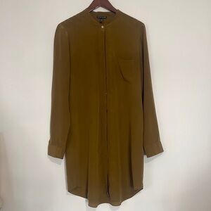 Eileen Fisher Olive Green Tunic Top